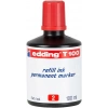 Edding T100 Permanent Marker Mürekkebi 100 ml. KIRMIZI
