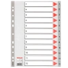Esselte Seperatör 1-12 Rakamlı Plastik A4 100106