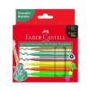Faber-castell Comfort Keçeli Kalem Metalik+ Neon 12 Renk (155132)