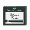 FABER-CASTELL GRİP DOLMA KALEM KARTUŞU SİYAH 6LI (185507)