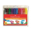 Faber-castell Jumbo 47 Permanent Markör Koli Kalemi 10 Renk (030047)