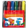 Faber-castell Jumbo 47 Permanent Markör Koli Kalemi 6 Renk (030647)