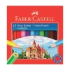 Faber-castell Kuru Boya Yarım Boy 12 Renk Karton Kutu (116412)