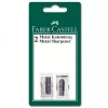 FABER-CASTELL METAL KALEMTRAŞ 2Lİ BLİSTER (183100)