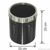 Garanti Metal 1431 Paslanmaz Çemberli Çöp Kovası (8 Litre)