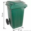 Garanti Metal 7556 Pedallı Plastik Konteyner (80 Litre)