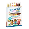 Giotto Turbo Maxi Skin Tones Keçeli Boya Kalemi 6 Renk Ten Renkleri