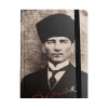 Gıpta Atatürk Spiralli Sert Kapak Defter 13x21 Çizgili 120 Yaprak (3323)