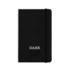 Gıpta Dark Deri Kapak Siyah Defter 9x14 Düz 64 Yaprak (2812)