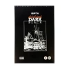 Gıpta Dark Spiralli Siyah Resim Defteri A5 15 Yaprak 40