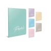 Gıpta Pastels Tel Dikişli Plastik Kapak Kareli Defter A4 80 Yaprak