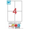 Goldmoon 2050 Laser A4 Sayfa Etiketi 105x148,5mm (100 Lü Paket)