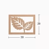 Hobi-art Ds 18 Boyanabilir Dekoratif Ahşap Duvar Süsü
