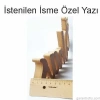 Hobi-art F 739 İstenilen İsime Özel Yazılar (karakter Başı Fiyatı Vardır)
