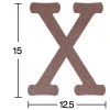Hobi-art H 31 Ayakta Durabilen Ahşap X Harfi (18 Mm Kalınlık)