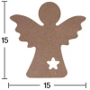 Hobi-art H 71 Ayakta Durabilen Ahşap Melek (18 Mm Kalınlık)