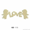 Hobi-art Kd 113 - Love Figürlü Dekoratif Mini Ahşap Obje