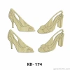 Hobi-art Kd 174 - Topuklu Ayakkabı Figürlü Dekoratif Mini Ahşap Obje