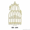 Hobi-art Kd 204 Kuş Kafesi Şeklinde Dekoratif Mini Ahşap Obje