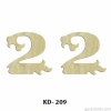 Hobi-art Kd 209 Dekoratif Mini Ahşap Rakamlar (2 Rakamı)