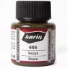 Karin Hat Mürekkebi 605 Sepya 45ml