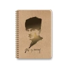 KESKİN FUNKY ATA SPİRALLİ DEFTER 17x23 DÜZ 100 YAPRAK (418110)