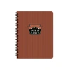 KESKİN OUTDOOR SPİRALLİ SERT KAPAK DEFTER 17x24 ÇİZGİLİ 80 YAPRAK BORDO (411002)