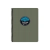 KESKİN OUTDOOR SPİRALLİ SERT KAPAK DEFTER 17x24 KARELİ 80 YAPRAK YEŞİL (411014)