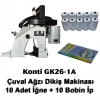 Konti Gk26-1a Çuval Ağzı Dikiş Makinası + 10 Adet İğne + 10 Bobin İp