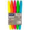 Kraf 340 Fosforlu Kalem Highlighter 2-4mm 5li