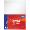 Kraf Deliksiz L Tipi Poşet Dosya A4 100lü Paket