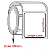 Kuşe Çok Amaçlı Barkod Etiketi 100x50mm (1000 li Rulo)
