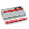 Lamy T10 Dolma Kalem Kartuşu 5li Kutu KIRMIZI