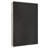LATON AİNA A5 TARİHSİZ PLANLAYICI PREMİUM TERMO DERİ YUMUŞAK KAPAK DEFTER 14x21cm 368 SAYFA SİYAH