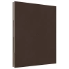 LATON KOPPİ B5 TARİHSİZ PLANLAYICI TOPLANTI ORGANİZATÖRÜ TERMO DERİ YUMUŞAK KAPAK DEFTER 18x23cm 128 YAPRAK KOYU KAHVERENGİ