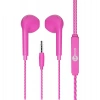 Lecoo Eh104pr Kablolu Kulak İçi Mikforonlu Kulaklık 3.5mm Jack Pembe