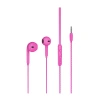 Lecoo Eh104pr Kablolu Kulak İçi Mikforonlu Kulaklık 3.5mm Jack Pembe