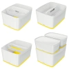 LEİTZ 5216 MYBOX KAPAKLI GENİŞ SAKLAMA KUTUSU SARI-BEYAZ