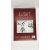 Lutart Eskiz Defteri A4 120gr Bordo 50 Sayfa