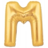 M Harfi Altın Renk Folyo Balon 100 Cm