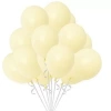 Makaron Sarı 10 Lu Latex Balon Küçük Boy