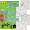 Makins Clay Texture Sheets Doku Kalıpları 4lü Set D