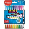 Maped Color Peps Duo Keçeli Kalem Seti 10 Renk