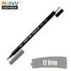 Marvy Artist Brush Pen 1800 Çift Taraflı Firça Uçlu Kalem 12 Grey
