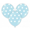 Mavi Puanlı Çepeçevre Baskılı Balon 10 Adet
