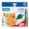 MILAN 80020 MAXI JUMBO KEÇELİ KALEM - 12 Lİ