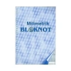 Milimetrik Bloknot Defter 70yp A4 Mavi
