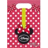 Minnie Mouse Puanlı Hediye Poşeti 6 Adet