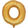 O Harfi Altın Renk Folyo Balon 100 cm