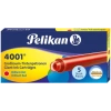 Pelikan 4001 Uzun Dolma Kalem Kartuşu 5li Kutu KIRMIZI